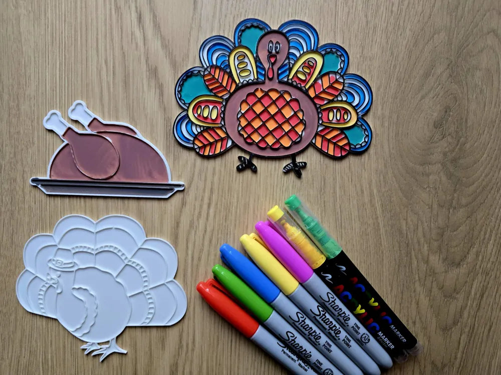 Paintable Thanksgiving Turkey Figurine – DIY Color Craft