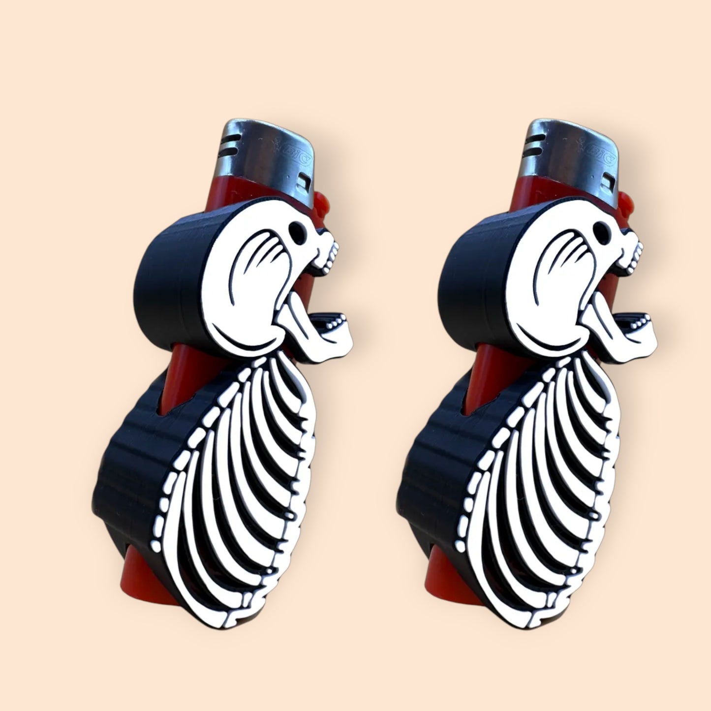 Fallen Skeleton Lighter Case