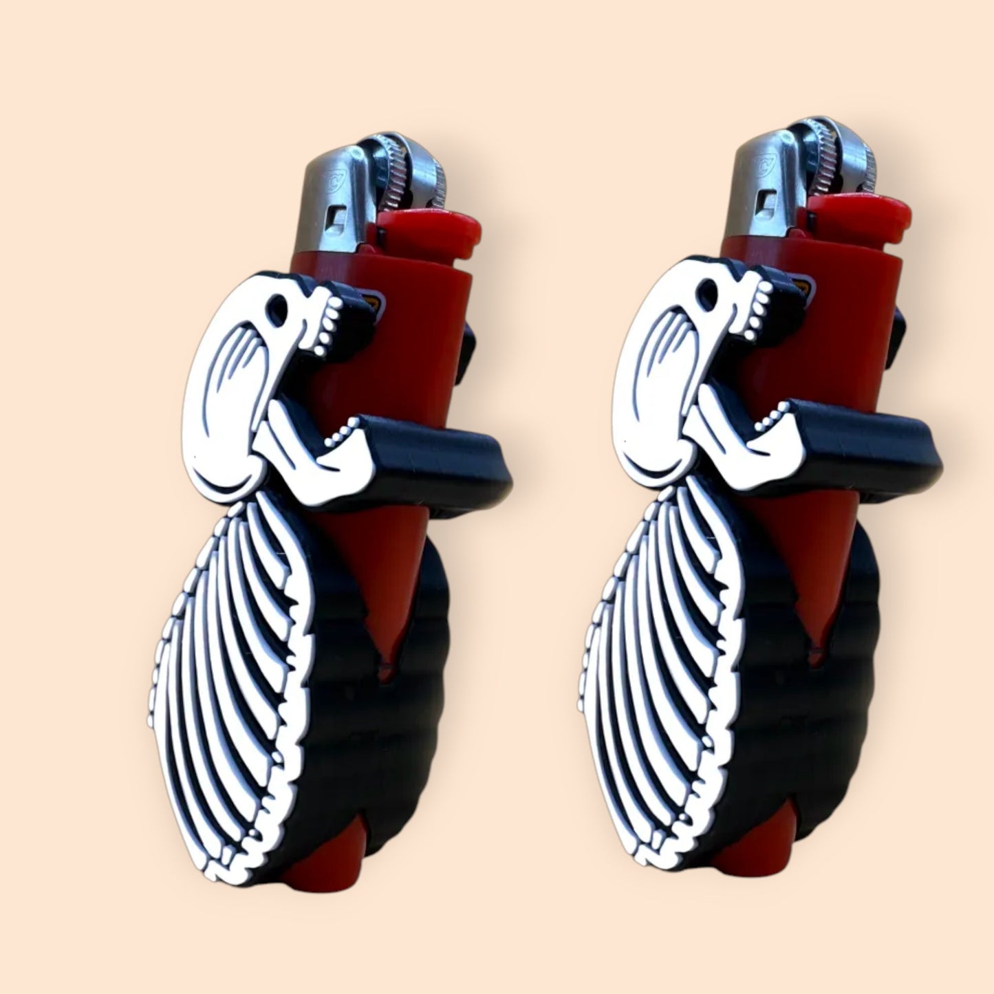 Fallen Skeleton Lighter Case