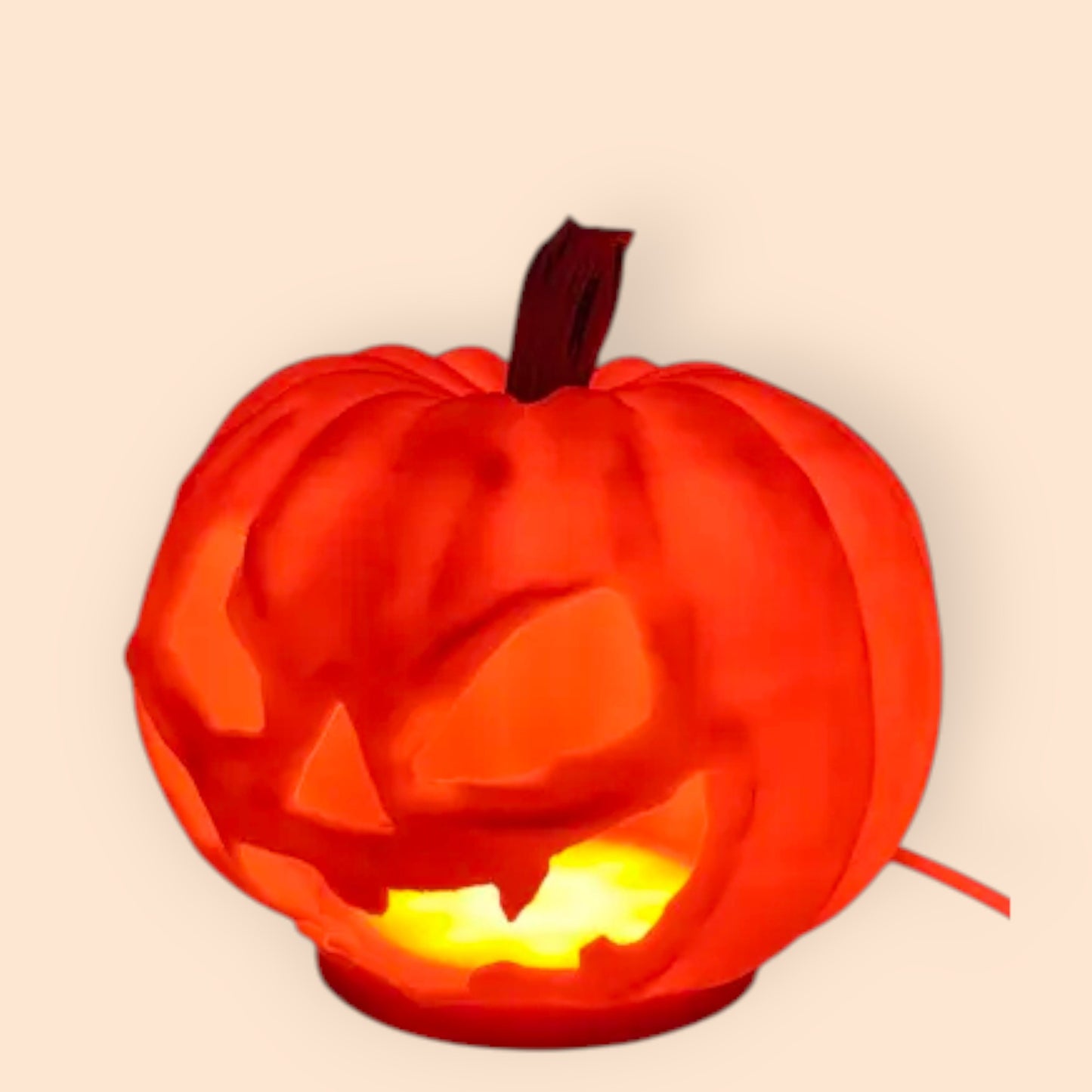 Jack-O'-Lantern Pumpkin Lamp Tea Light Holder
