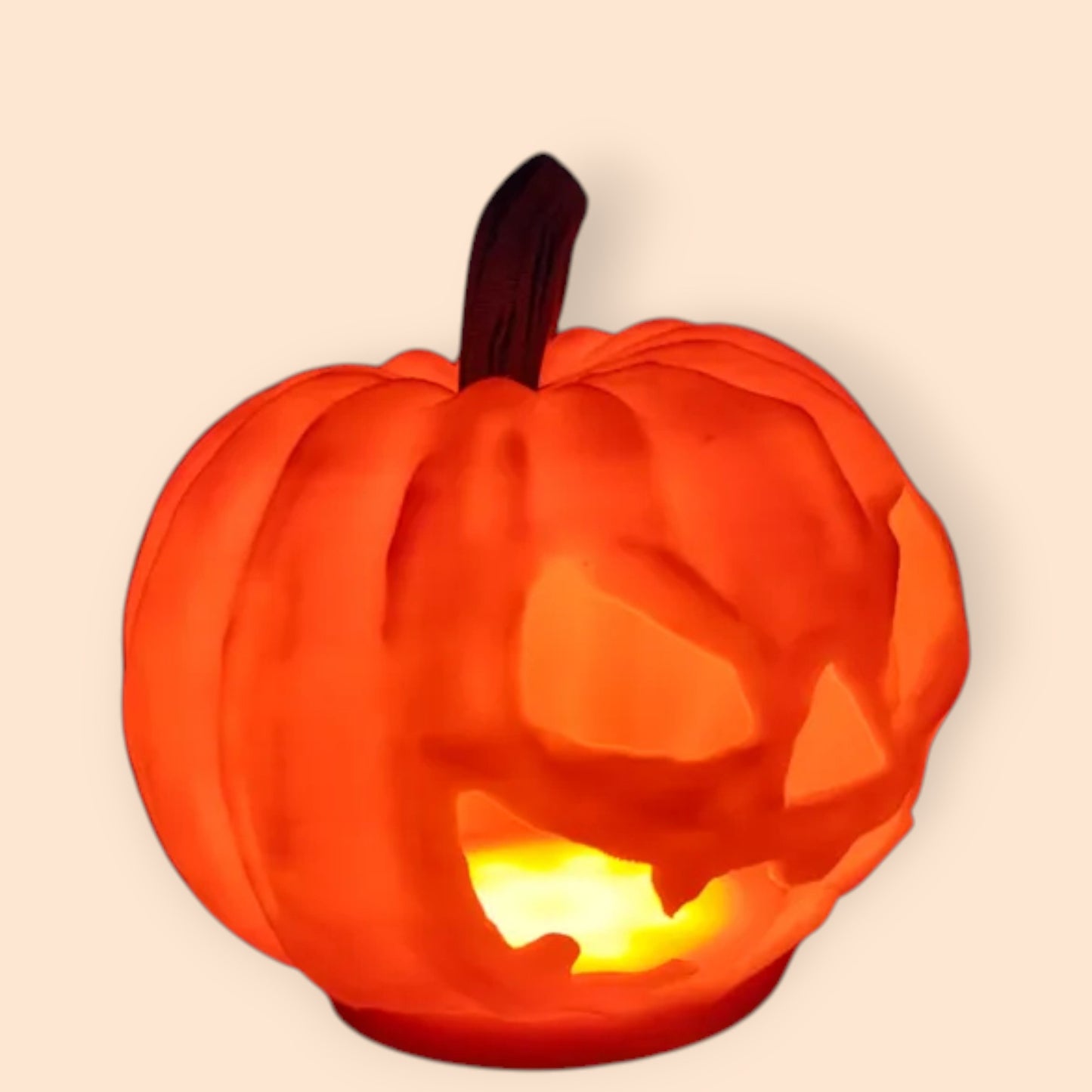 Jack-O'-Lantern Pumpkin Lamp Tea Light Holder