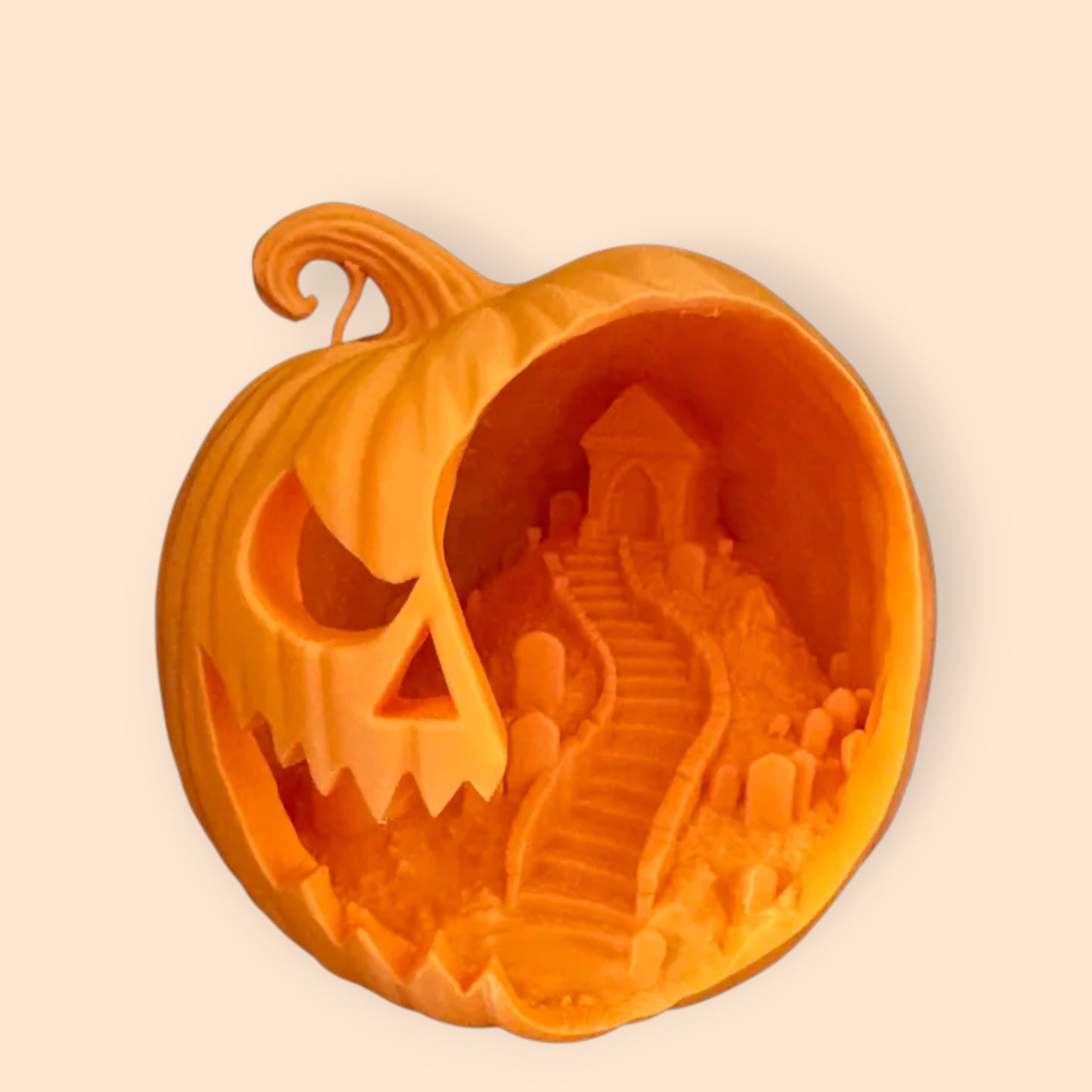 Haunted Pumpkin Patch Tea Light Holder