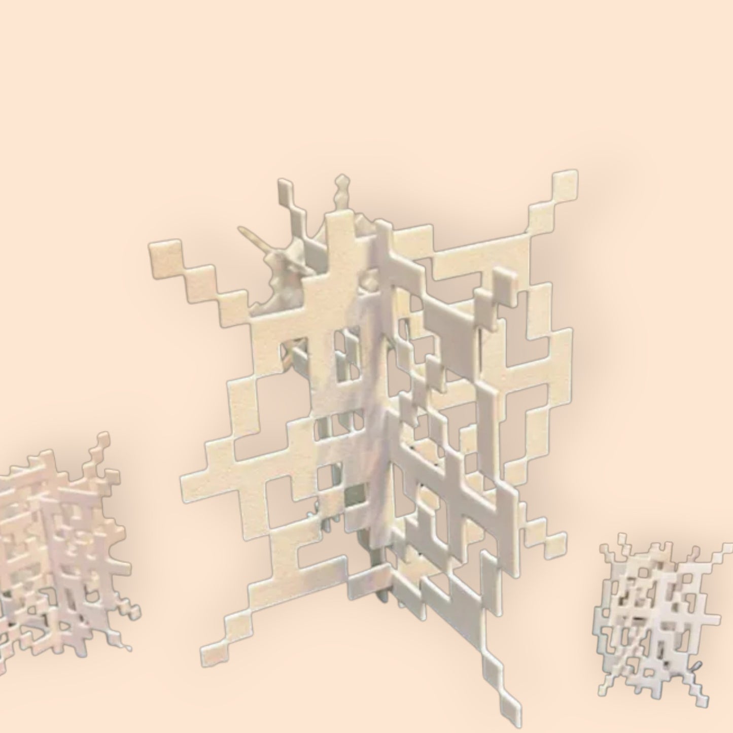 Minecraft-Inspired Halloween Spider Web