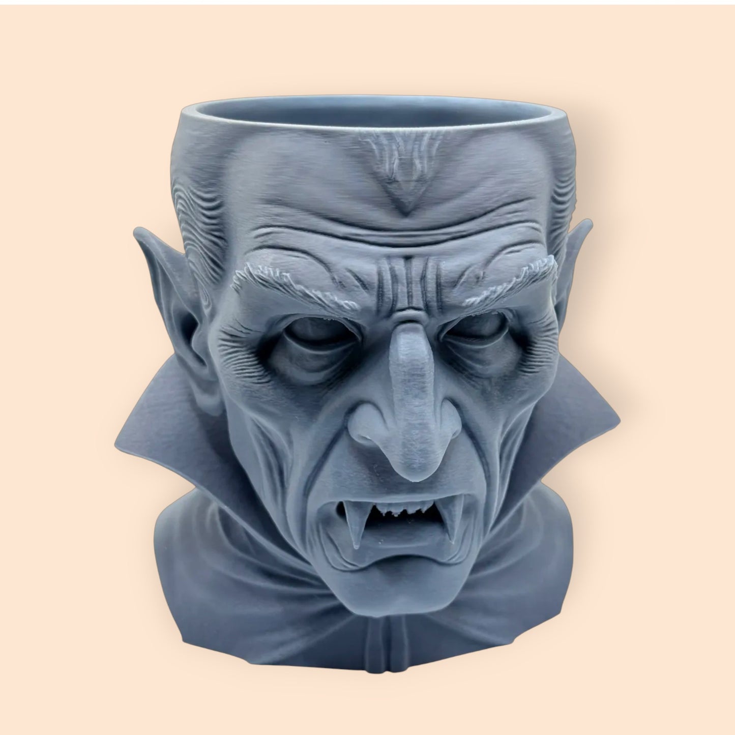 Spooky Vampire Head Treat Holder