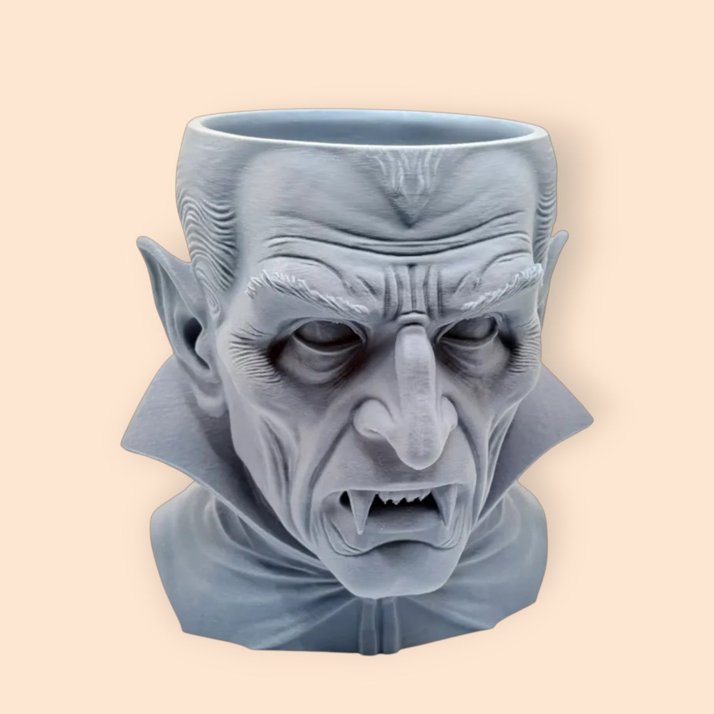 Spooky Vampire Head Treat Holder