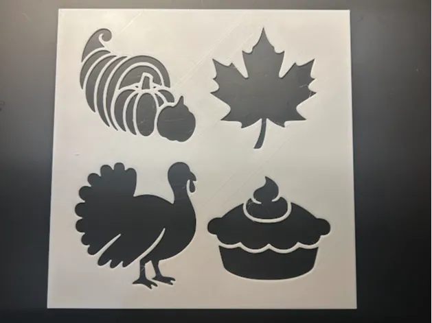 Paintable Thanksgiving Stencil – DIY Autumn Craft Template