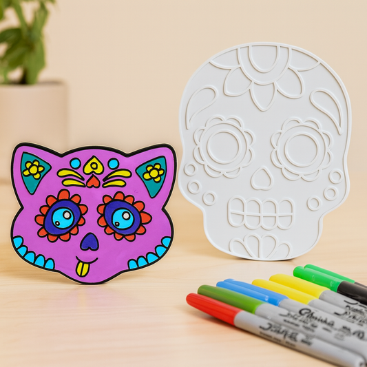 Paintables “Day of the Dead” DIY Colour Skull