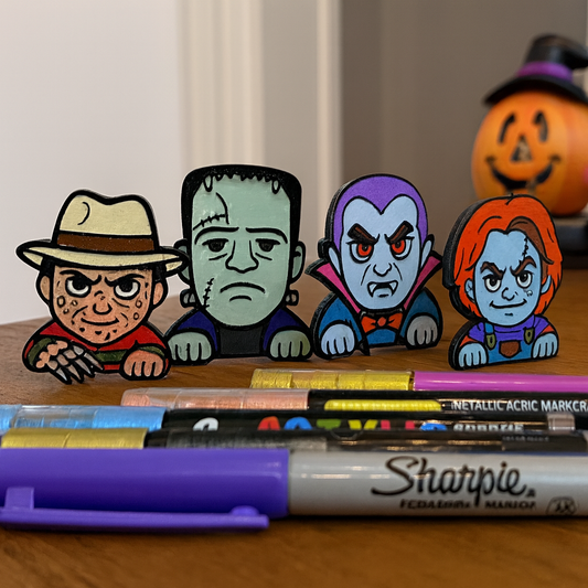 Paintables “Halloween Horror Icons” DIY Craft Pack