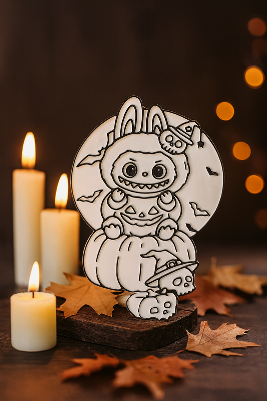 Paintables La Bu Bu Halloween Pumpkin” DIY Colour Craft