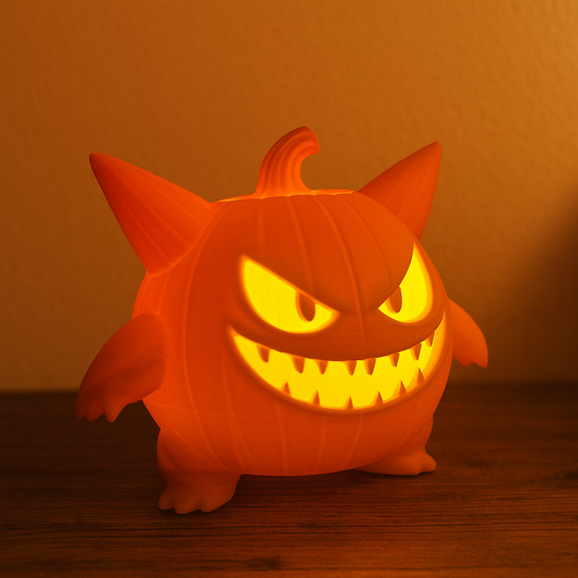 Gengar Pumpkin Lamp Tea Light Holder