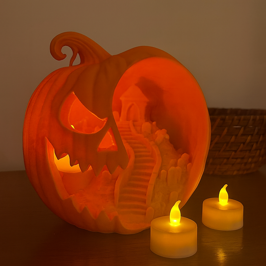 Haunted Pumpkin Patch Tea Light Holder