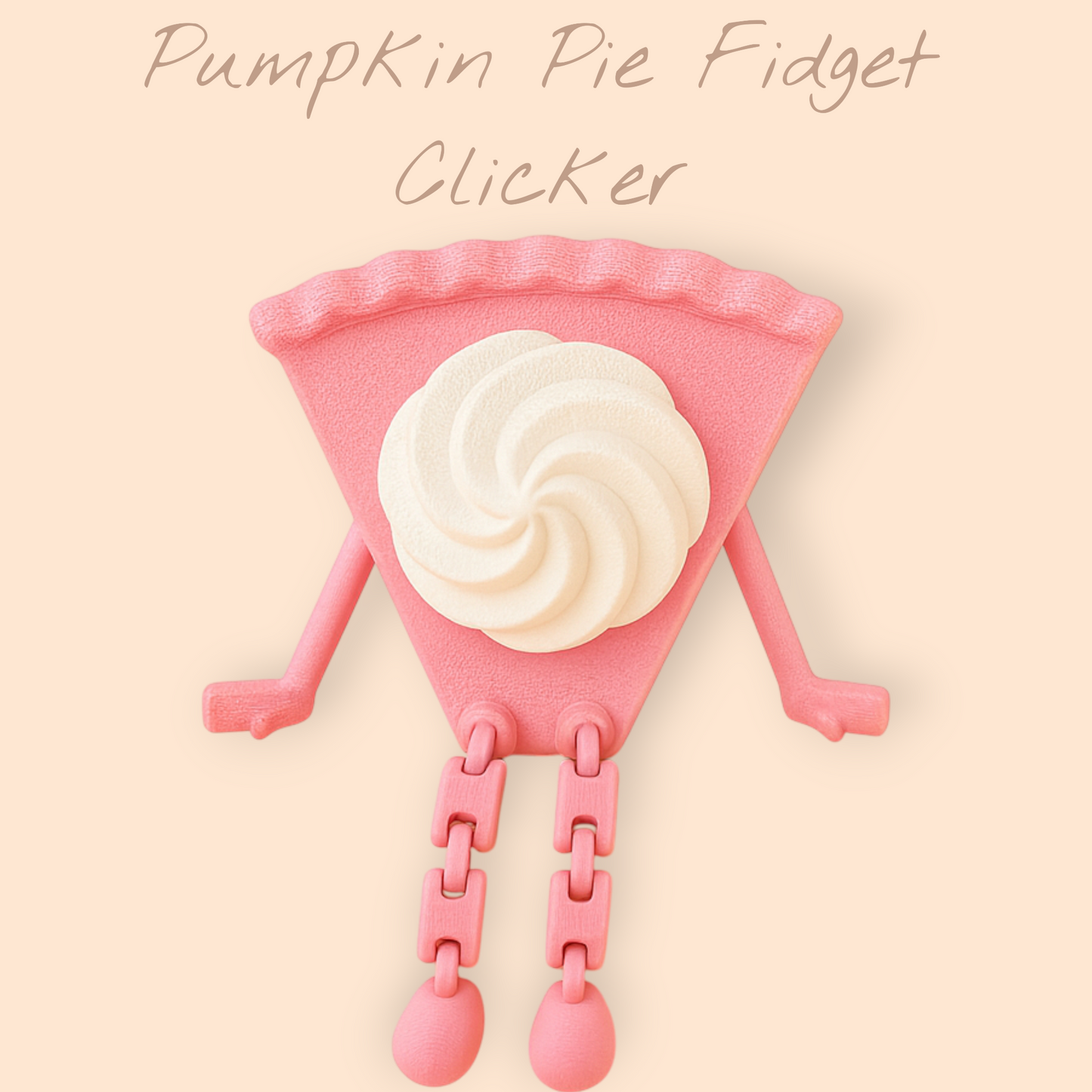 Pumpkin Pie Fidget Clicker Buddy