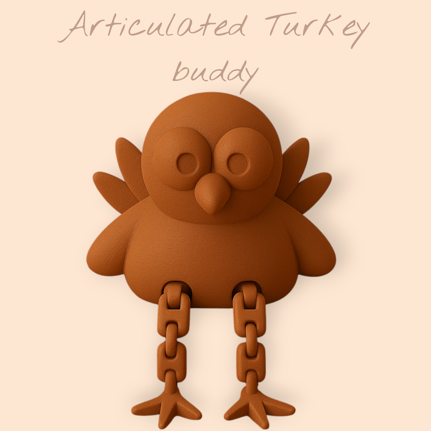 Articulated Turkey buddy – Thanksgiving Centerpiece