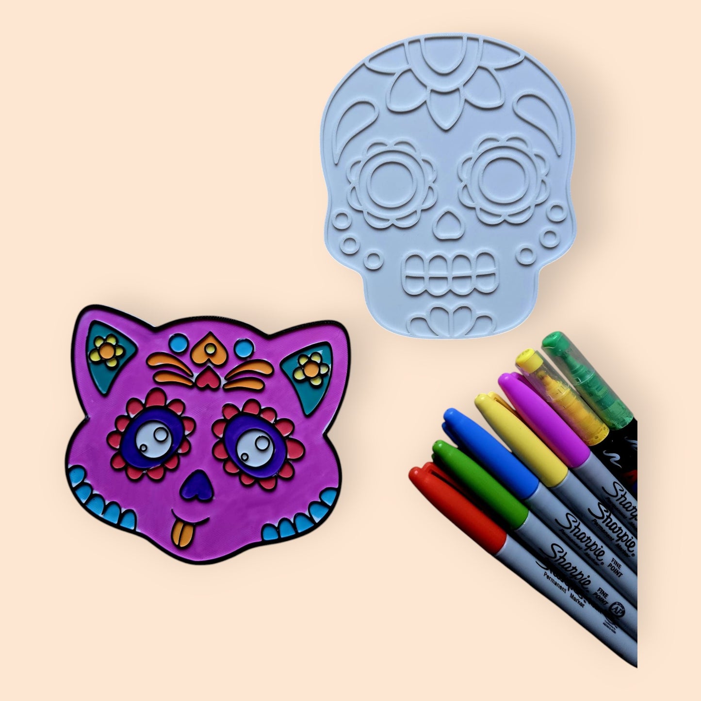 Paintables “Day of the Dead” DIY Colour Skull