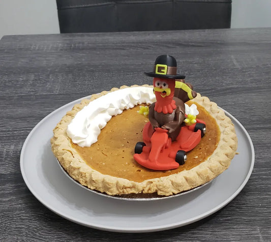 Paintable Thanksgiving Go-Kart Turkey