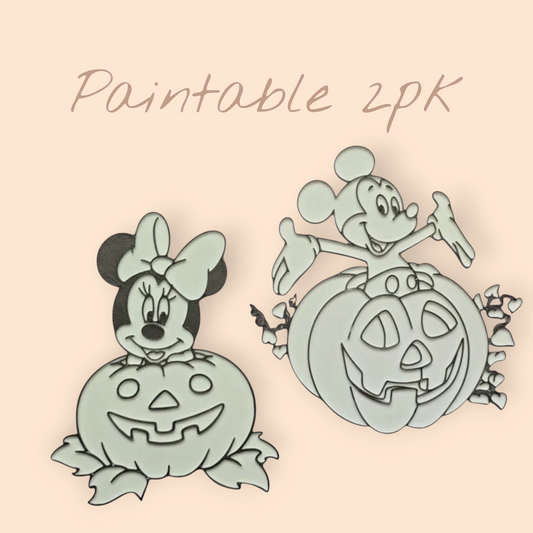 Paintables “Halloween Minnie & Mickey Mouse” DIY Colour Craft