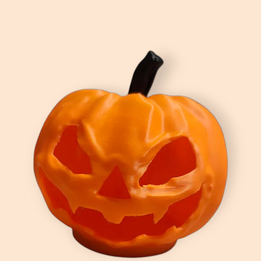 Jack-O'-Lantern Pumpkin Lamp Tea Light Holder