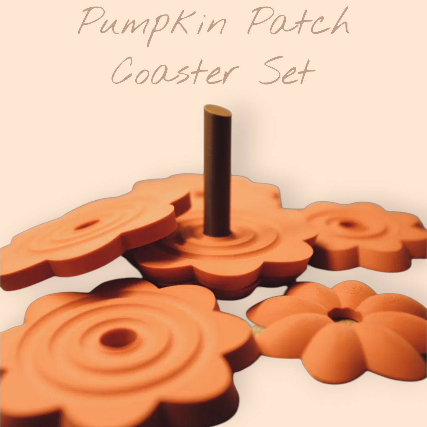 Pumpkin Patch Coaster Set