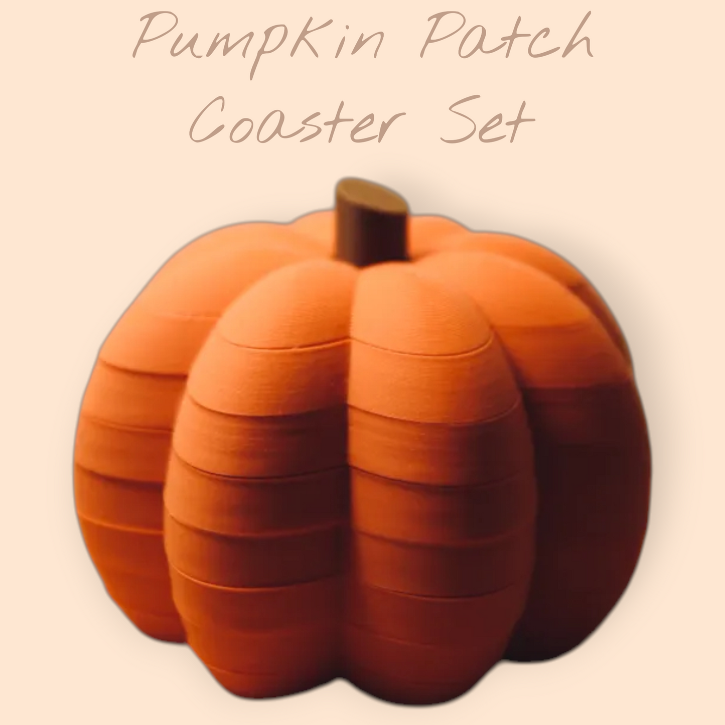 Pumpkin Patch Coaster Set