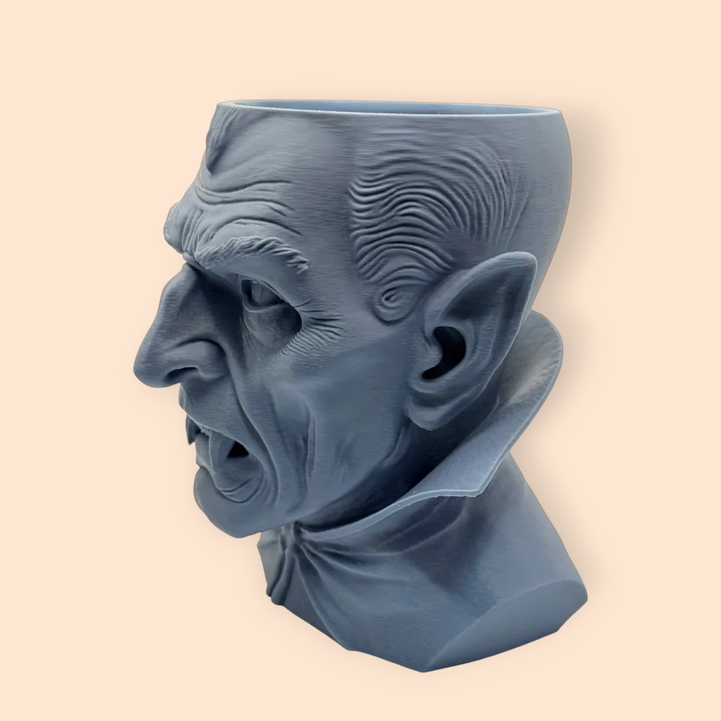 Spooky Vampire Head Treat Holder