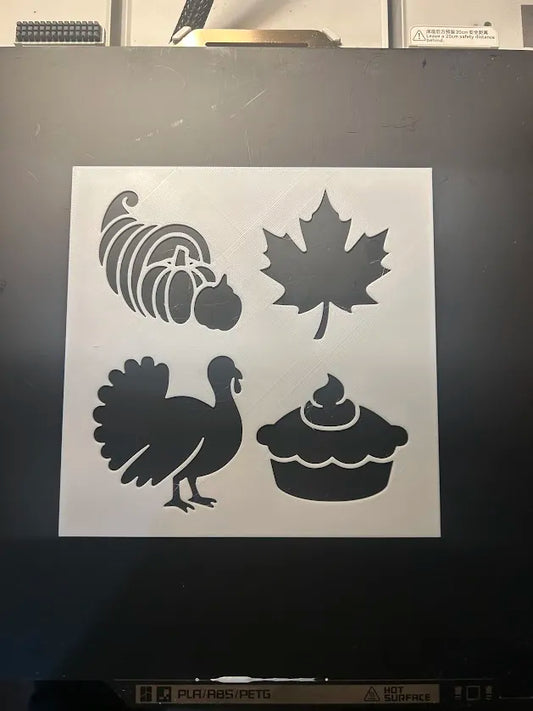Paintable Thanksgiving Stencil – DIY Autumn Craft Template