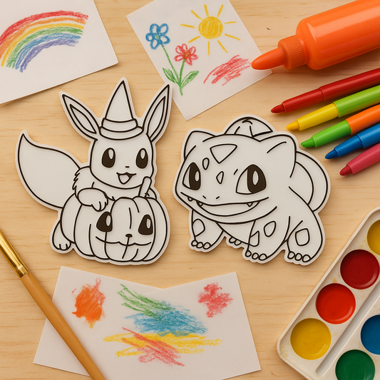 Paintables “Halloween Poké Pals” DIY Colour Craft Pack