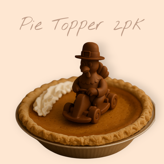 Paintable Thanksgiving Go-Kart Turkey