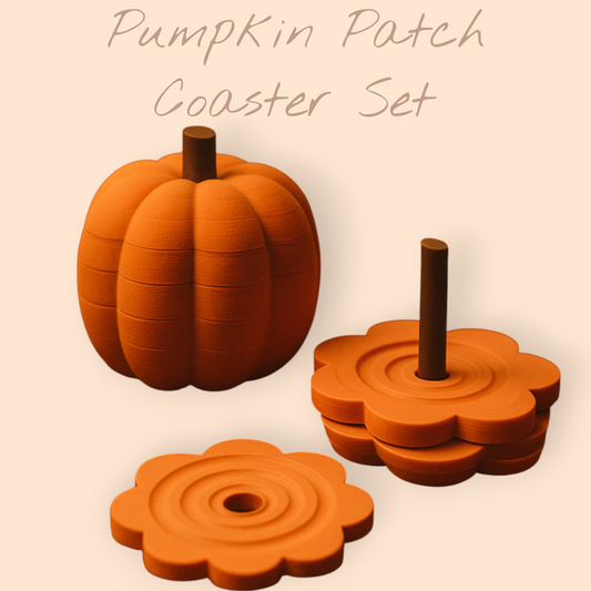 Pumpkin Patch Coaster Set