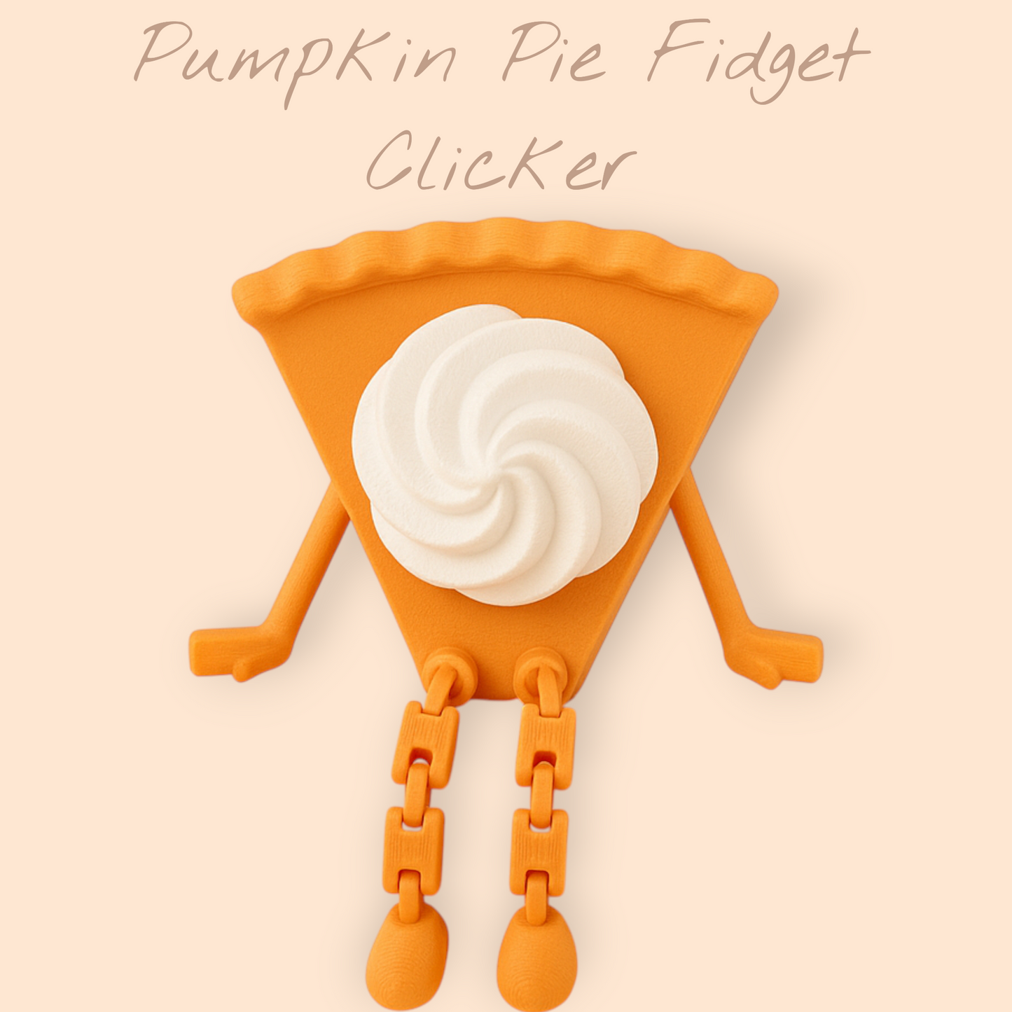 Pumpkin Pie Fidget Clicker Buddy