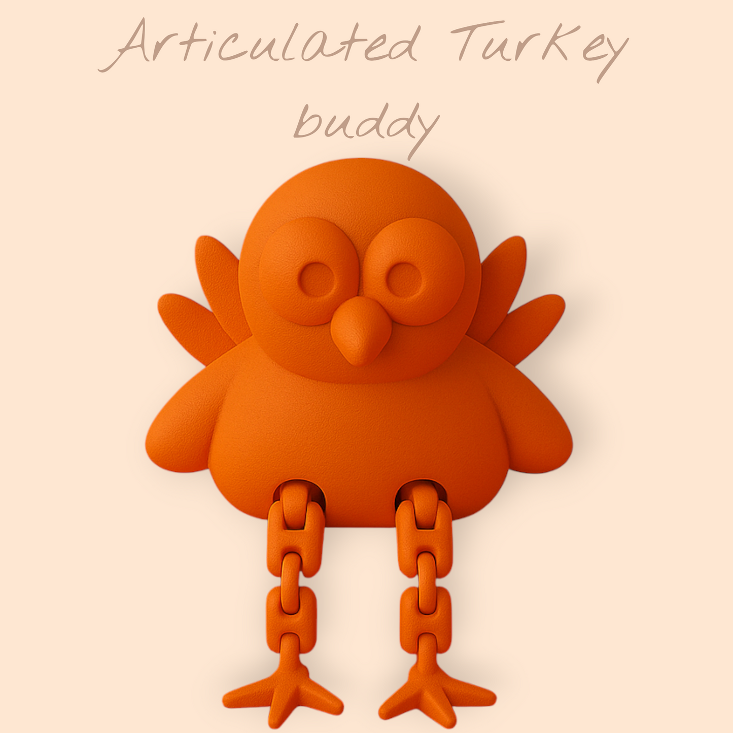 Articulated Turkey buddy – Thanksgiving Centerpiece