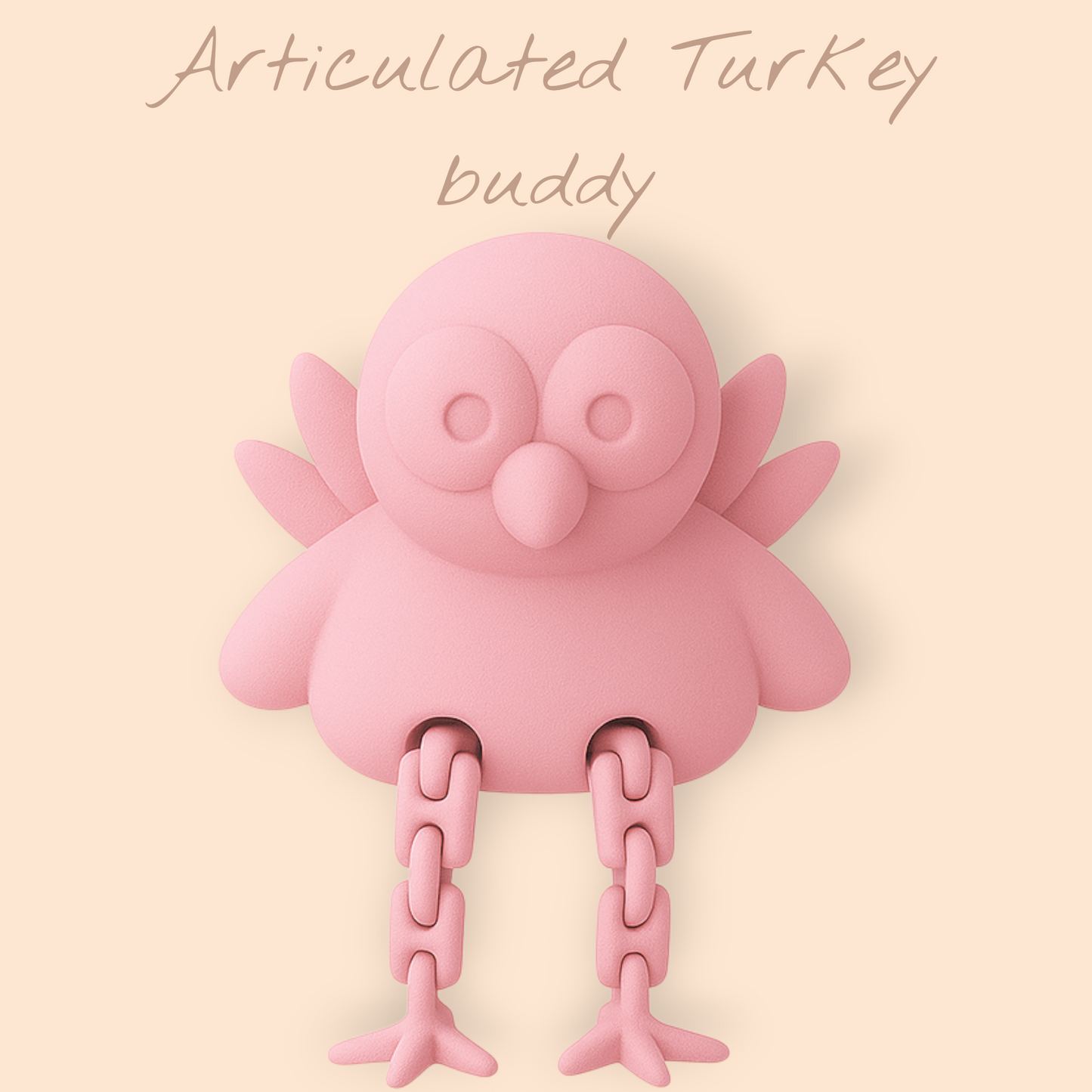 Articulated Turkey buddy – Thanksgiving Centerpiece