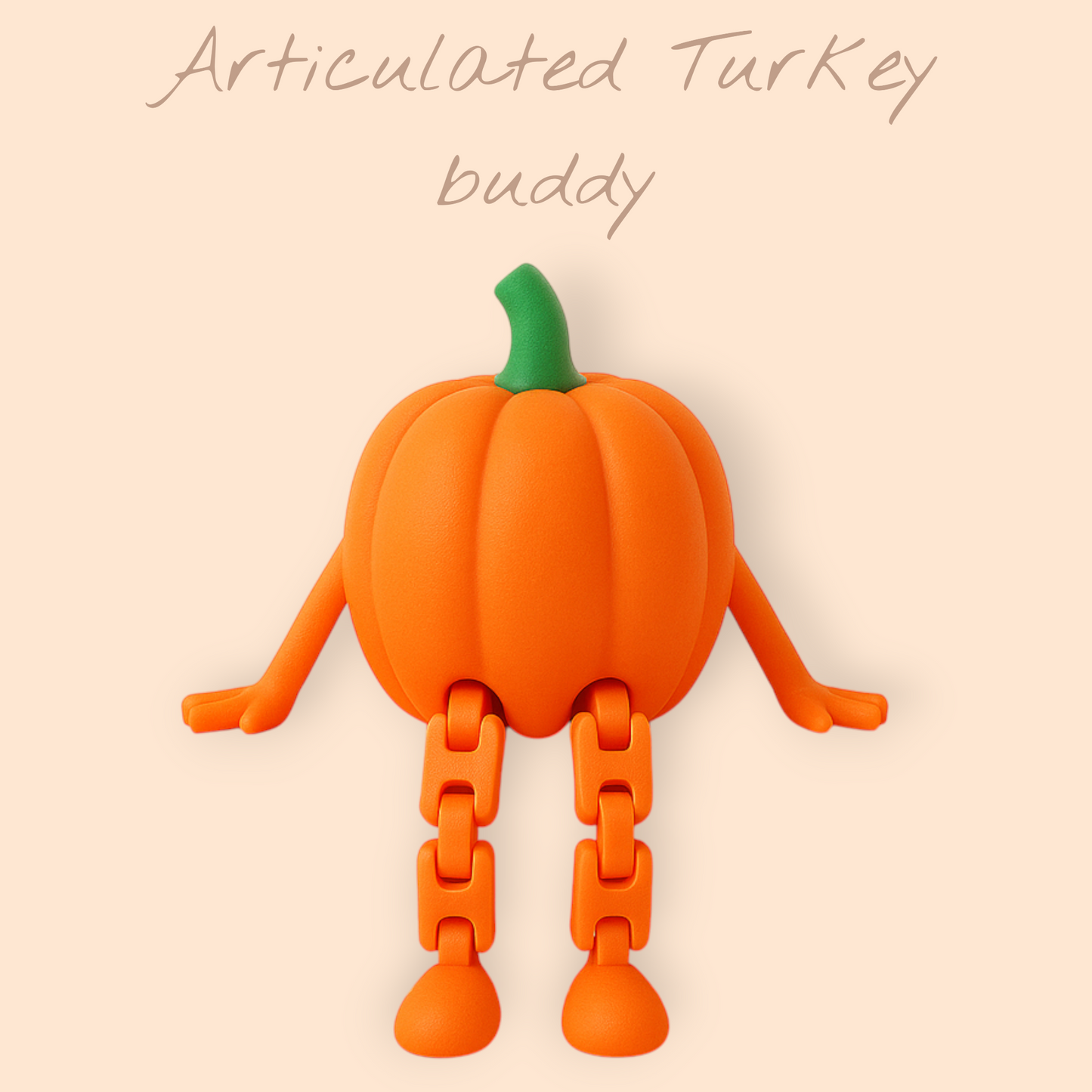 Pumpkin Buddy – Thanksgiving Dessert Topper & Table Accent