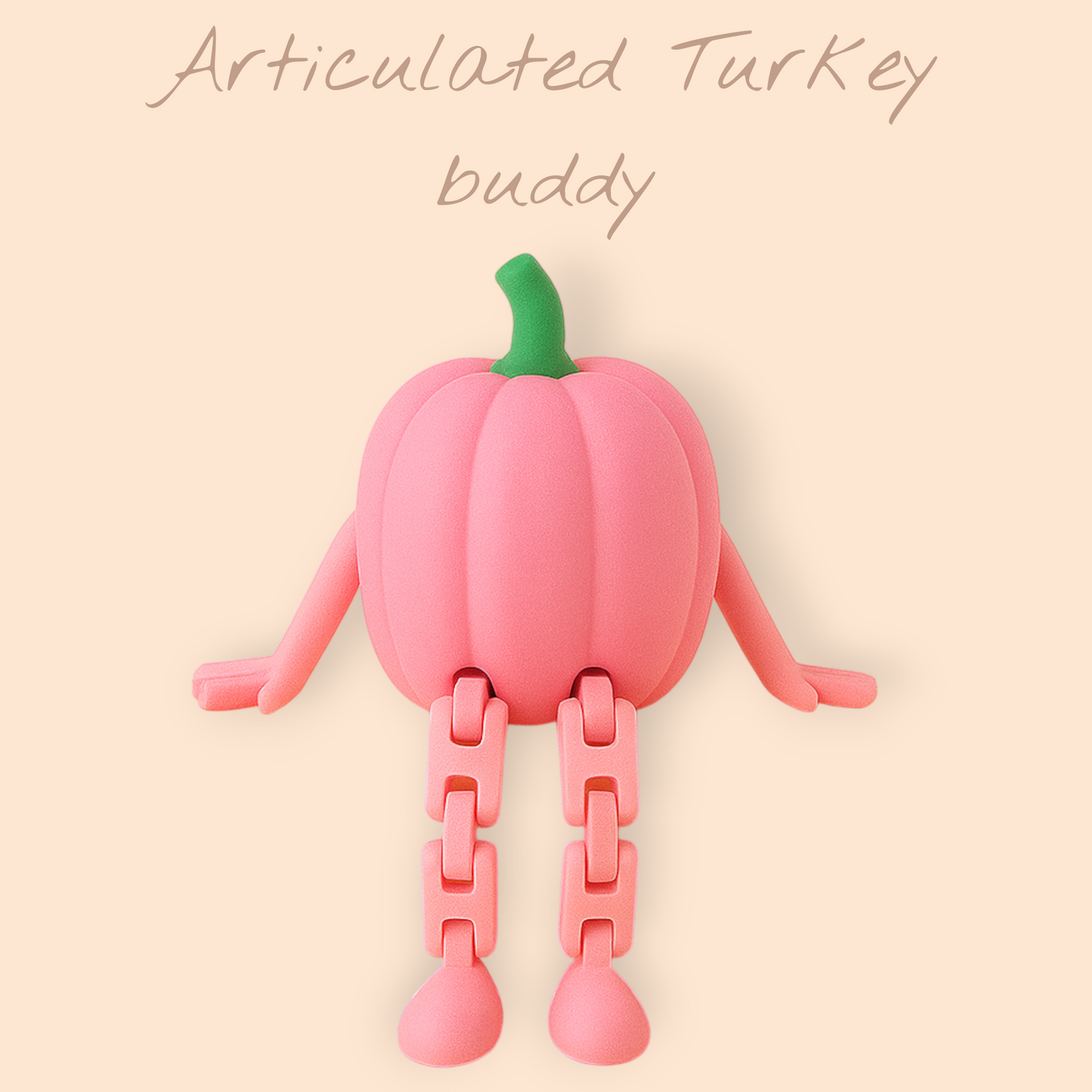 Pumpkin Buddy – Thanksgiving Dessert Topper & Table Accent