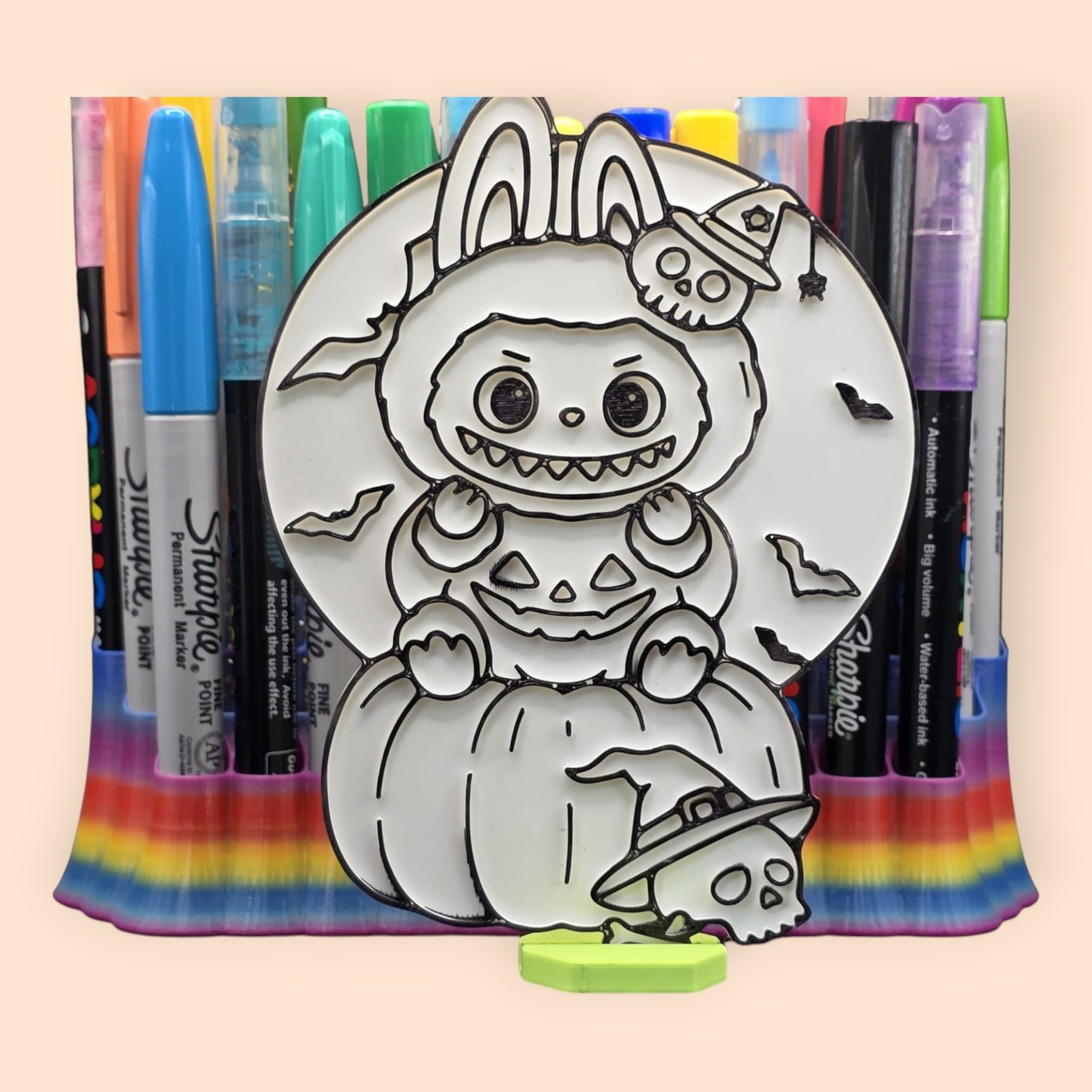 Paintables La Bu Bu Halloween Pumpkin” DIY Colour Craft