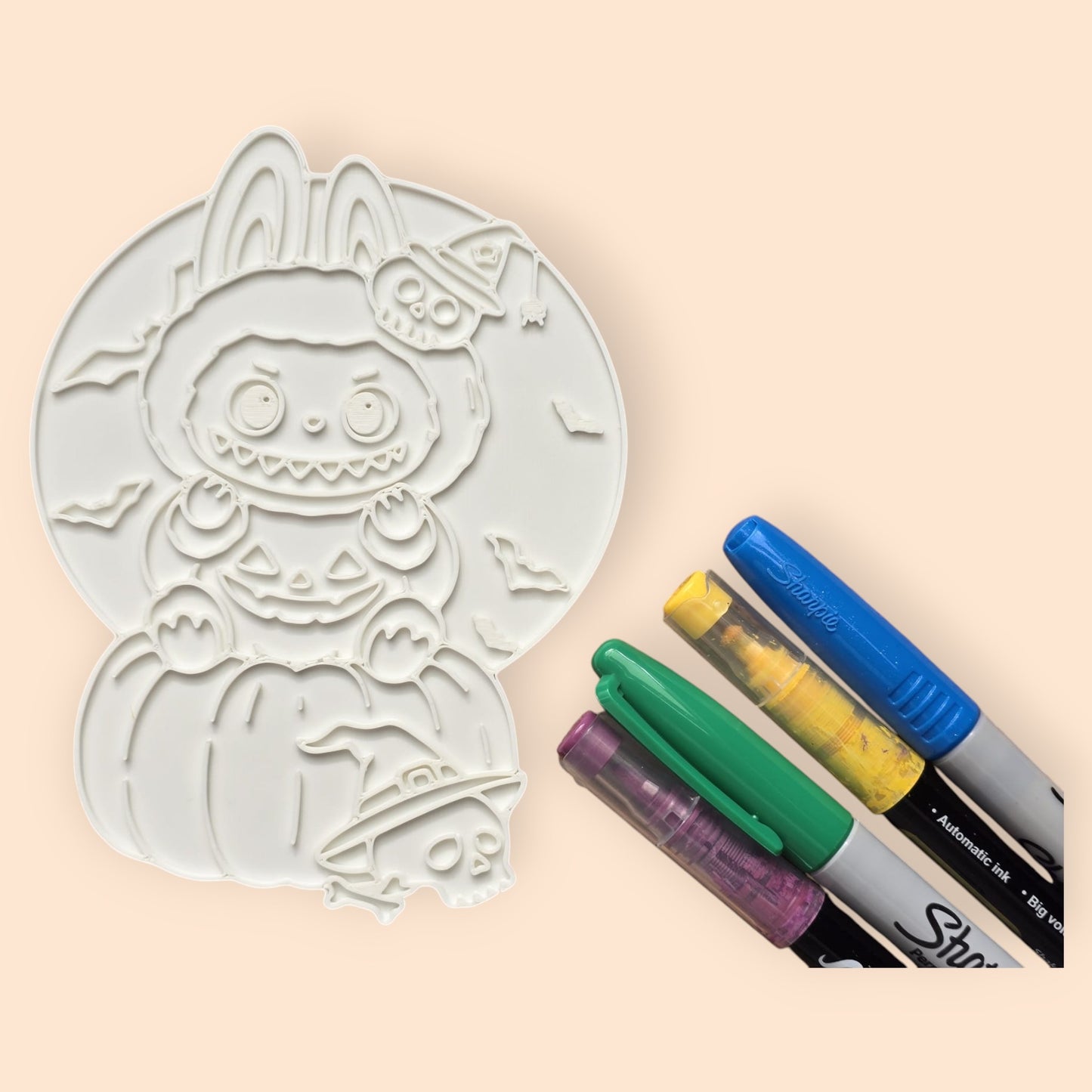 Paintables La Bu Bu Halloween Pumpkin” DIY Colour Craft