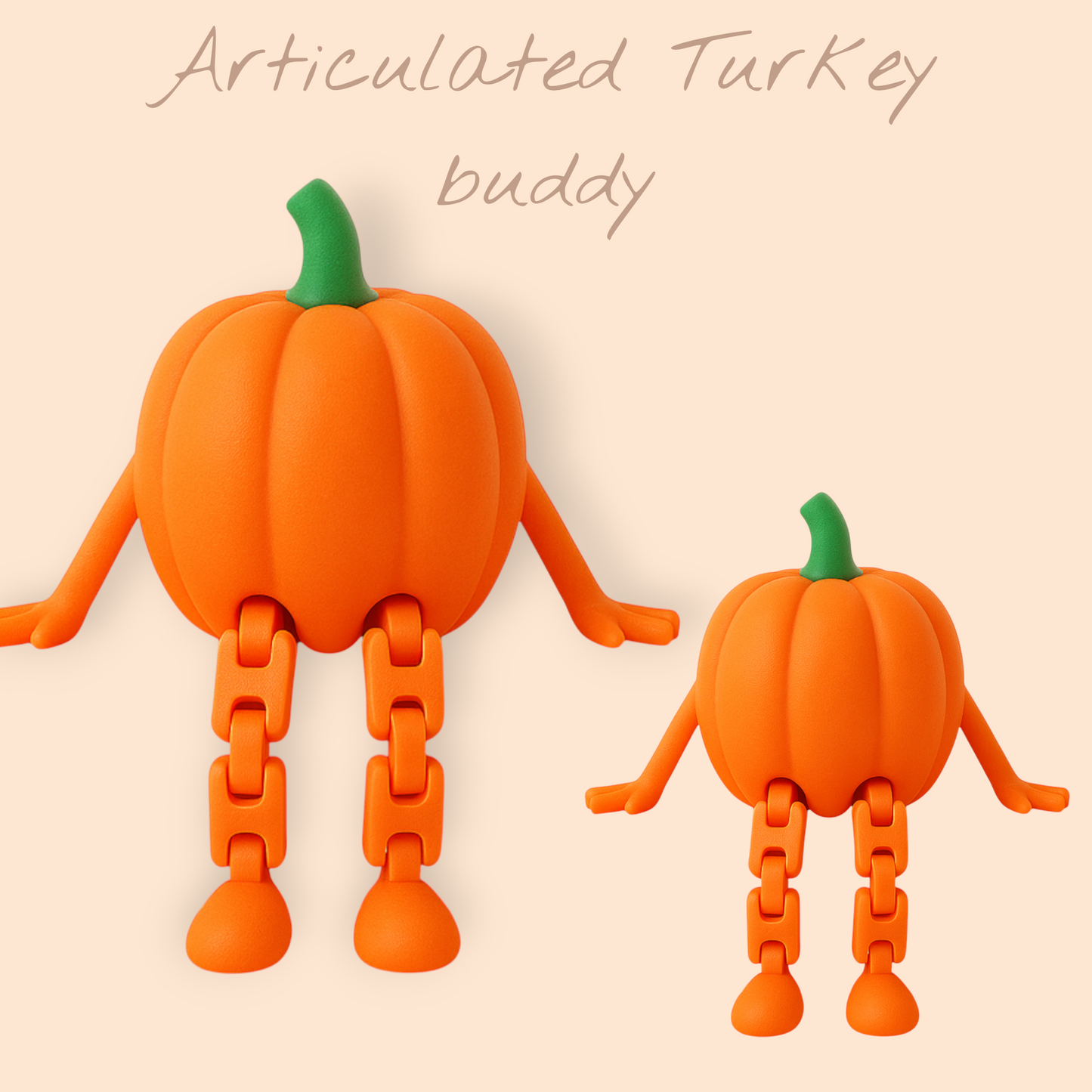 Pumpkin Buddy – Thanksgiving Dessert Topper & Table Accent