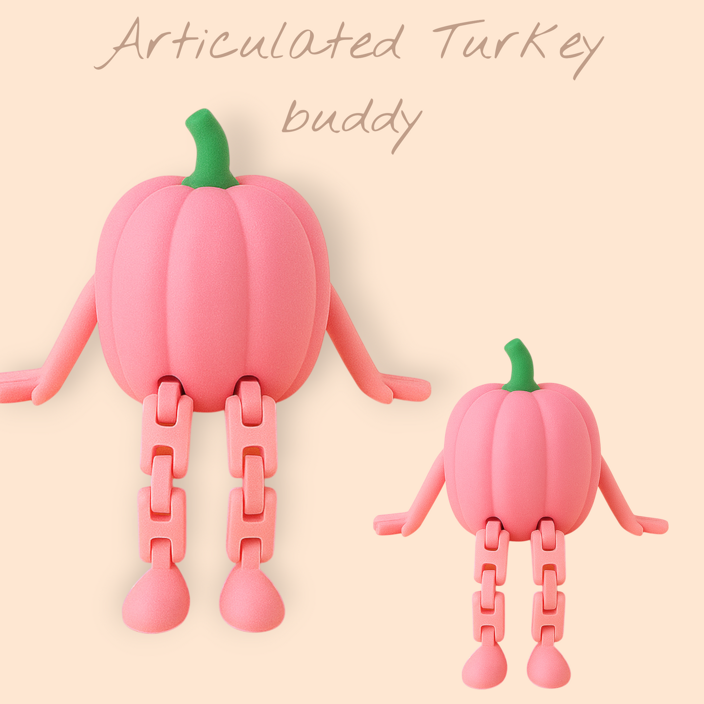 Pumpkin Buddy – Thanksgiving Dessert Topper & Table Accent